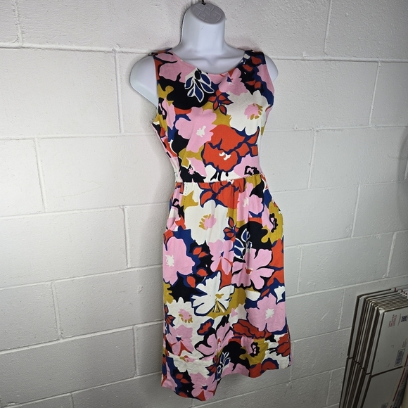 Anthropologie Whit Two Floral Cut Out Dress - Picture 5 of 12